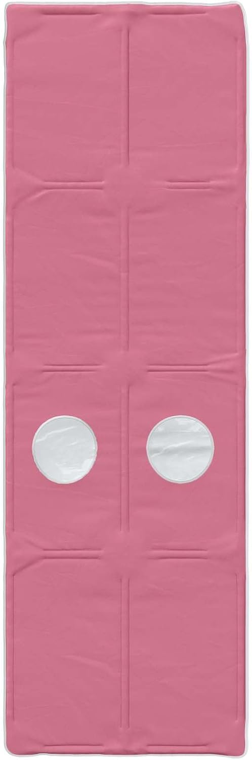 Bettunnel 2 Stück Rosa 211 x 67,5 x 2 cm Polyester für Kingsize-Betten, atmungsaktives Schlafzimmer