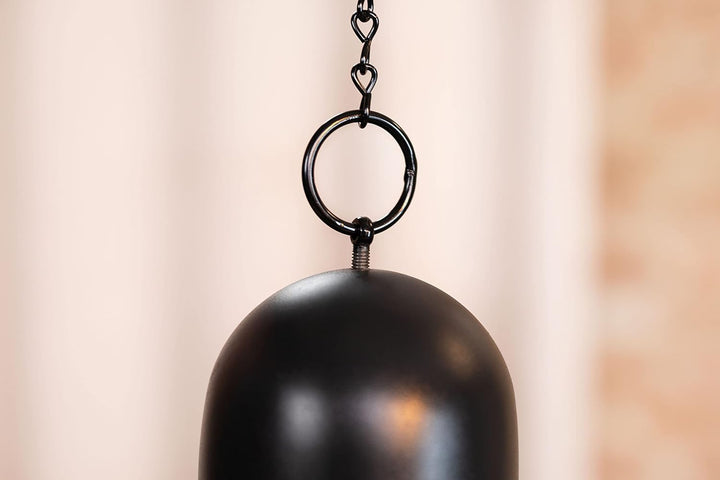 Sonic Energy Hanging Iron Bell – Tempel Glocke mit Pendel – für Garten, Entspannung, Soundeffekte –