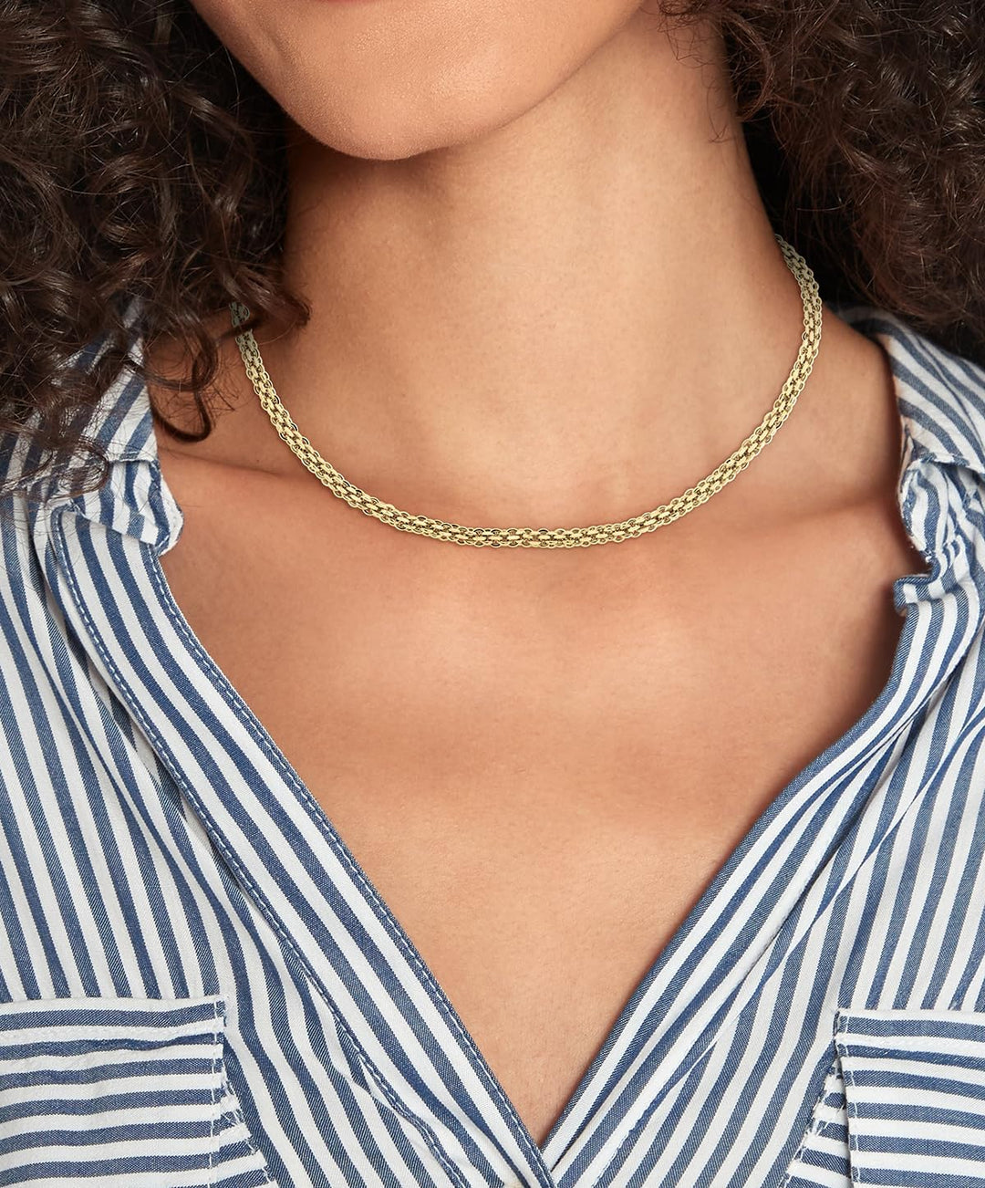 Tommy Hilfiger Jewelry Gliederhalskette für Damen Gelbgold - 2780840