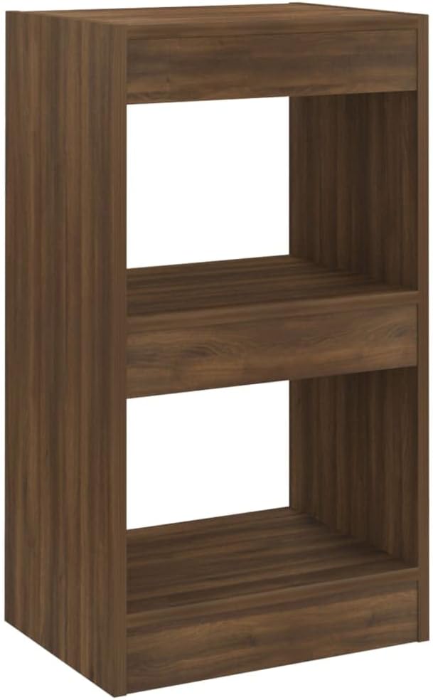 WIFESE Bücherregal Raumteiler 40x30x72 cm 2 Fächer Holzregal Regal für Arbeitszimmer Büro Wohnzimmer