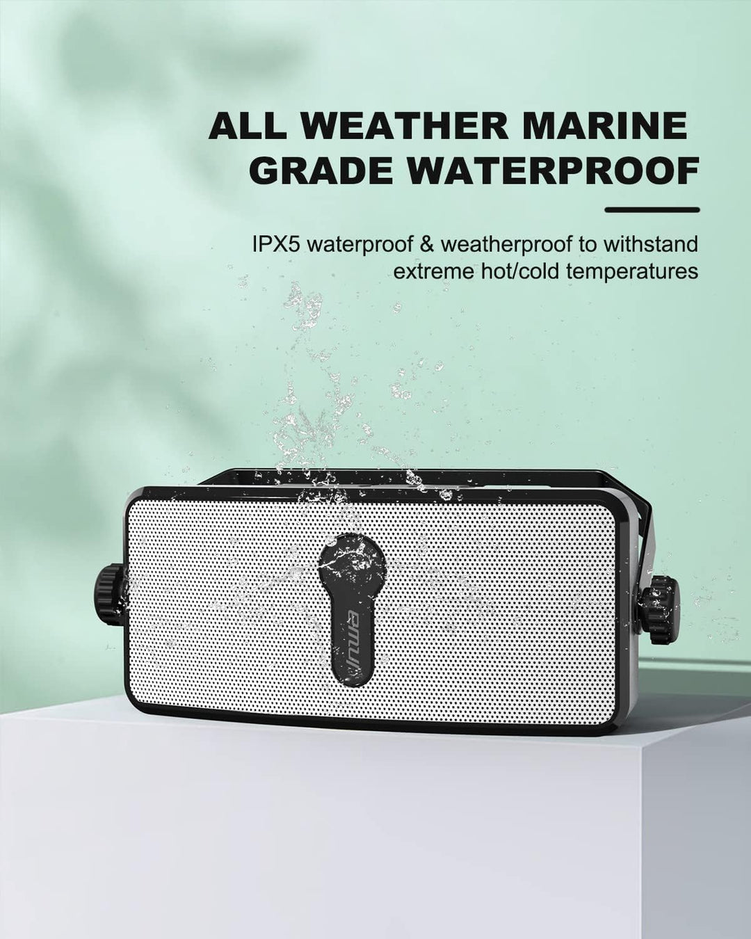 Inwa Bluetooth Outdoor Lautsprecher, Wandlautsprecher, Unbegrenzte Anzahl Synchronisiert, 17 * 10 *