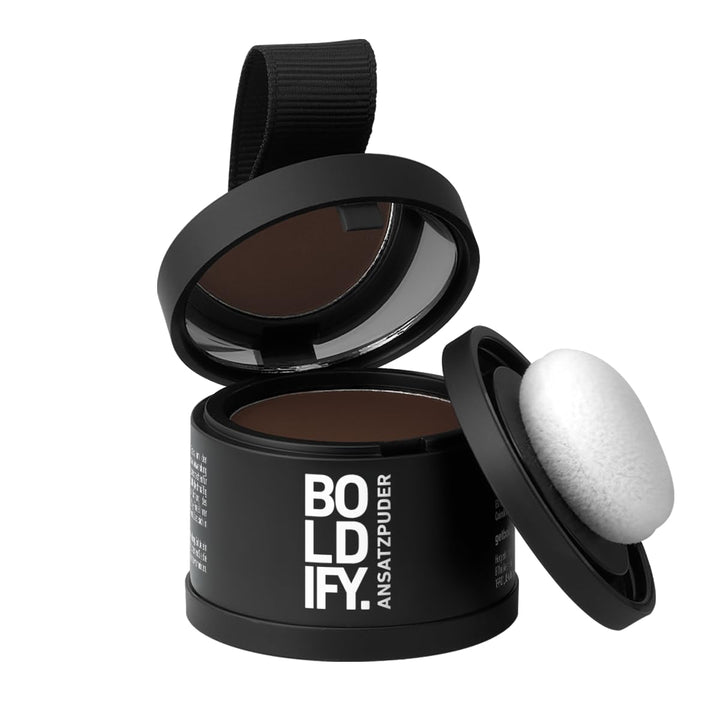 BOLDIFY Ansatzpuder 4g - Haar Concealer zur Haarverdichtung für Frauen und Männer, Grauabdeckung für