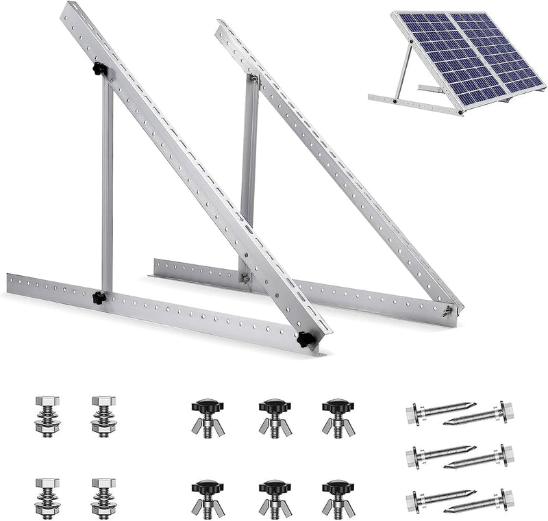 JOLIGAEA 45"Solarmodul Halterung, 2 Stück 1140MM Flachdach PV Solarmodul, Universal Solarmodul Flach