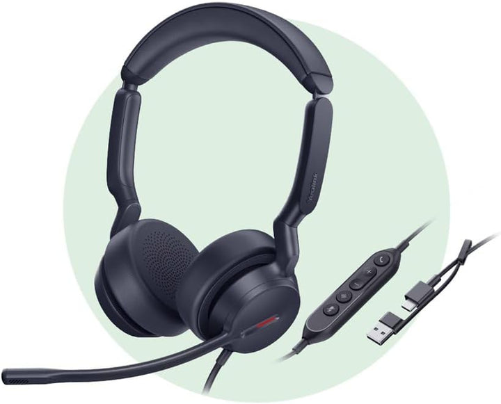 Yealink Headset UH44 Dual Teams USB-C/A, UH44 DUAL Teams
