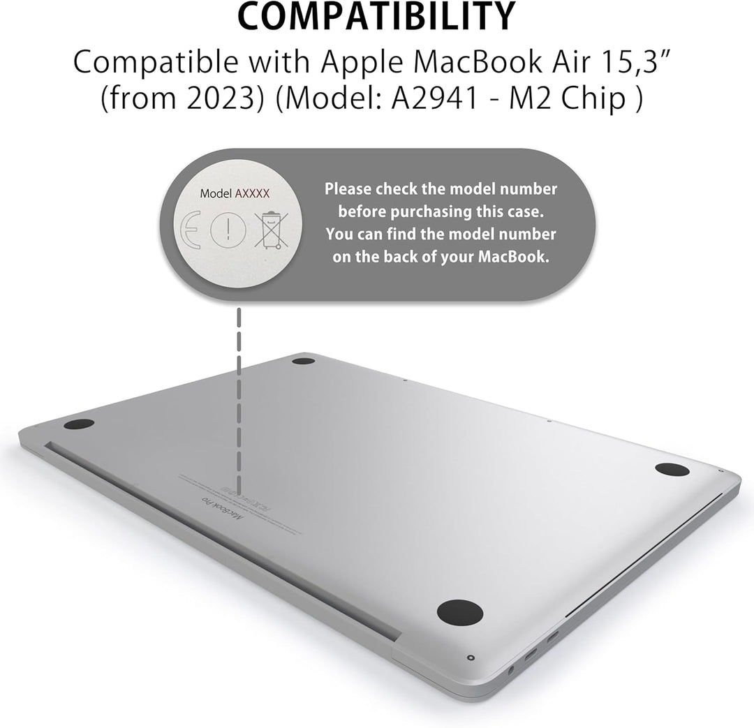 MyGadget Magnetische Sichtschutzfolie kompatibel mit Apple MacBook Air 15,3 Zoll [ Model A2941-2023