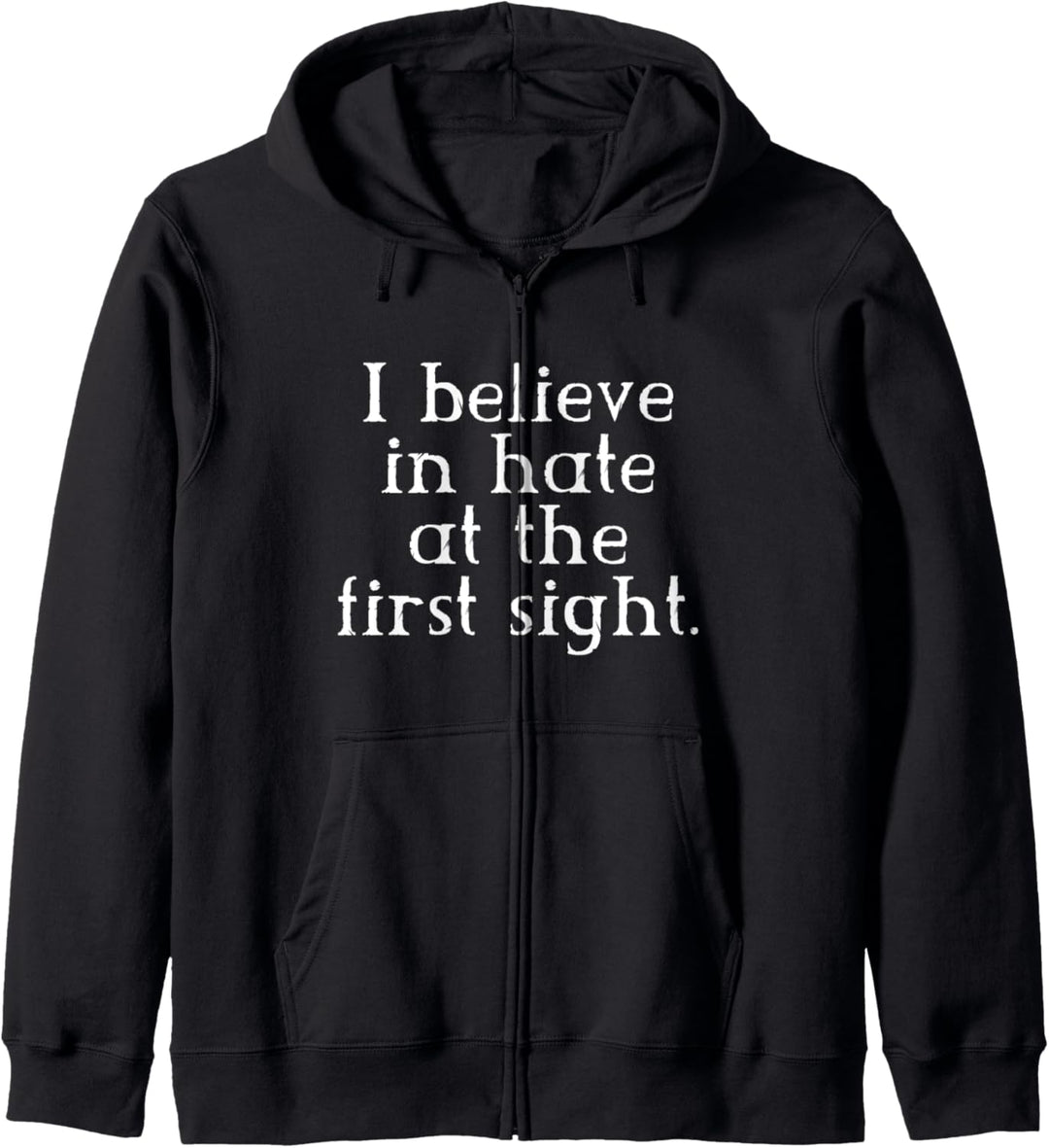 Hate at First Sight Aesthetic Emo Goth Punk Gift Kapuzenjacke