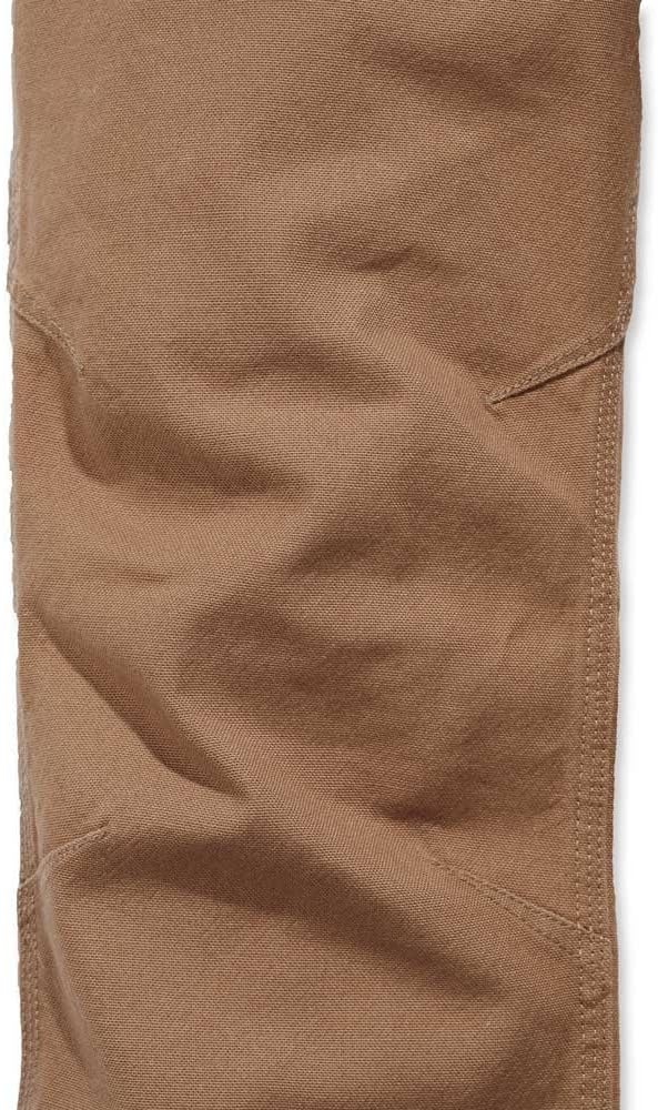 Carhartt Herren Straight Fit Stretch Duck Dungaree Arbeitshose 32W / 30L Carhartt Braun, 32W / 30L C
