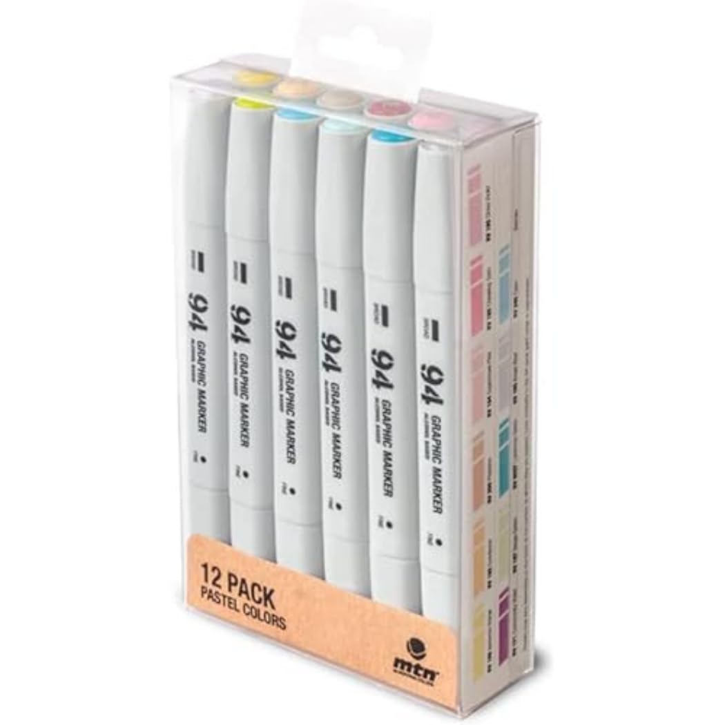 Montana Colors MTN 94 Graphic Marker Pack 12 Pastellfarben