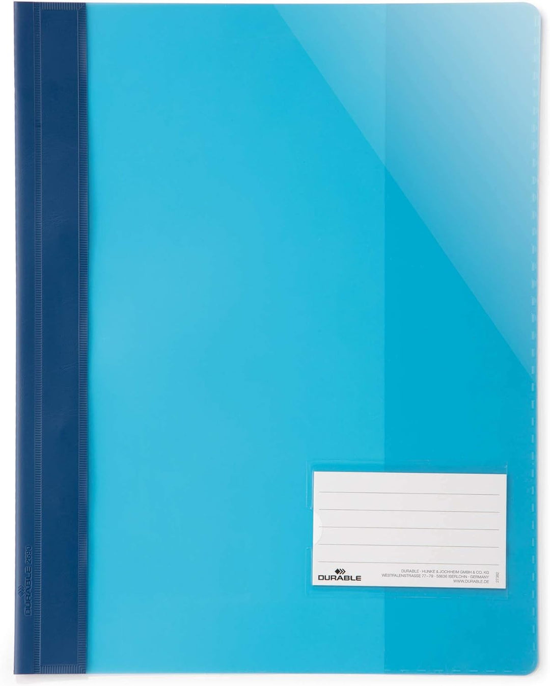 Durable Sichthefter für Din A4, Überbreite, blau, 25er Packung, 269006, Blau