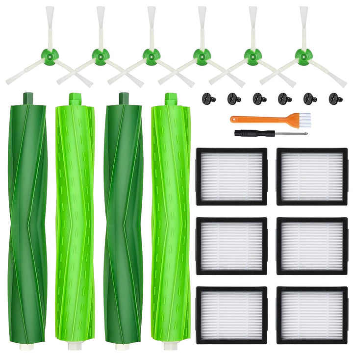 Bürsten Ersatzteile für iRobot Roomba E &amp; I Serie, Ersatz Filter Zubehör Kompatibel mit E5 E6 i7 i7+