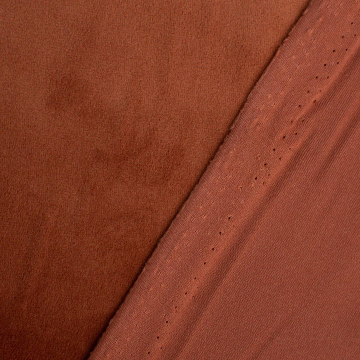SCHÖNER LEBEN. Zugluftstopper Velvet Samt EIN Rostbraun div. Grössen, Auswahl:90cm Länge ca. 90x15x1
