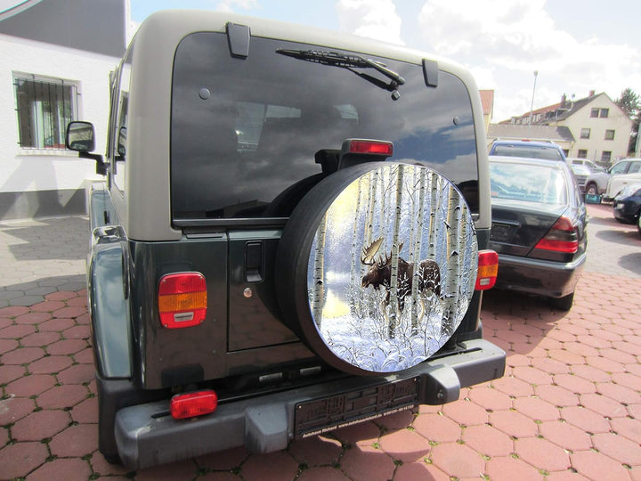 AB3-00313 ELCH Reserveradabdeckung 68x21 cm Reserveradhülle Ersatzradabdeckung Reifencover Radhülle