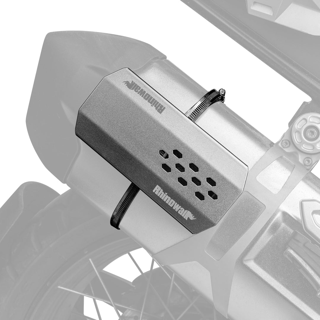 Rhinowalk Motorrad Hitzeschild, Auspuff Hitzeschutzblech, Hitzeschutz Auspuff Auspuffrohr, Hitzeschi