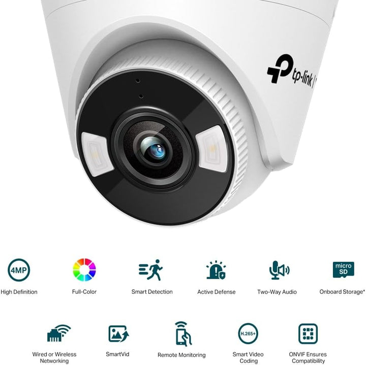 TP-Link Cam Outdoor Turret 4MP VIGI C440(4mm)