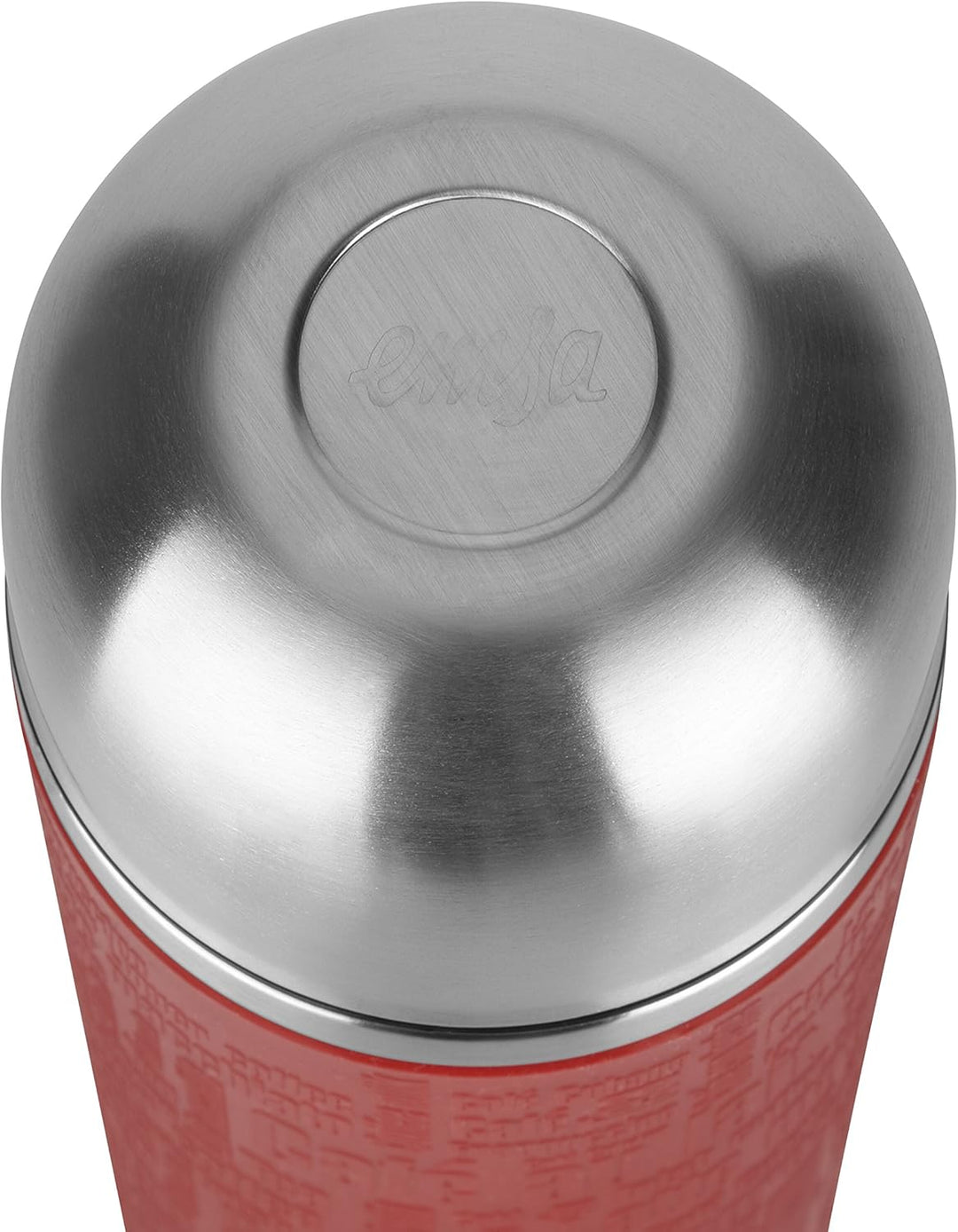 Emsa 515715 Senator Manschette Isolierflasche, Mobil geniessen, 1,0 L, Safe Loc Verschluss, rot Rot