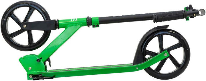 Olssson Roller für Kinder, 3 Räder, ABEC9, LED-Licht, verstellbarer Lenker Hopp, Grün, Hopp, Grün