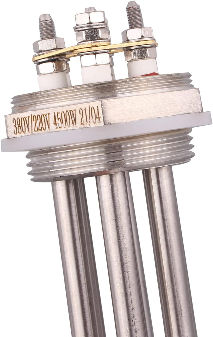DERNORD 1-1/2 Zoll Heizelement U Typ Elektrische Brühwasser Heizung BSP Gewinde Edelstahlflansch (22
