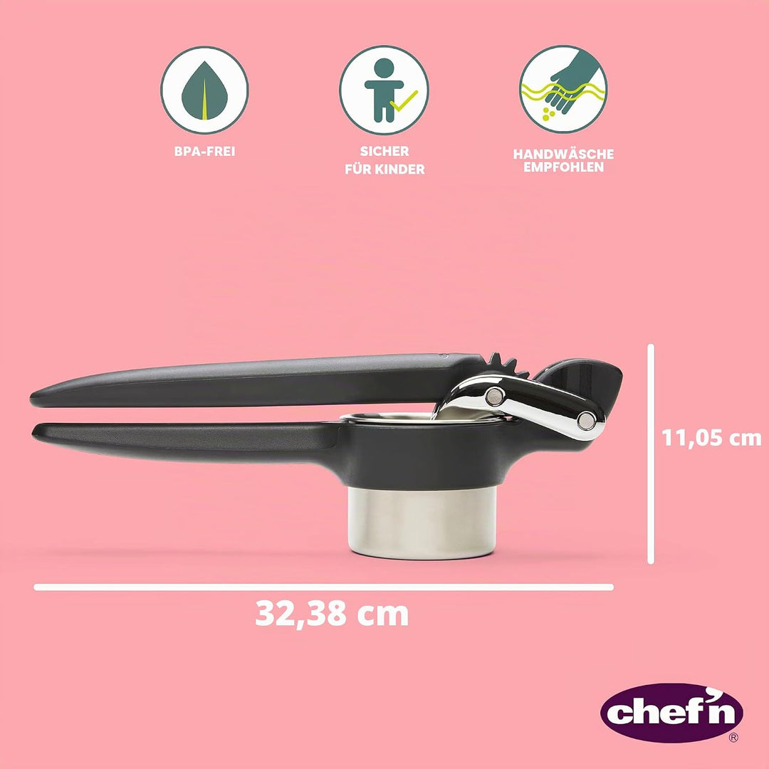 Chef'n Freshforce Kartoffelpresse, schwarz, 12.75"