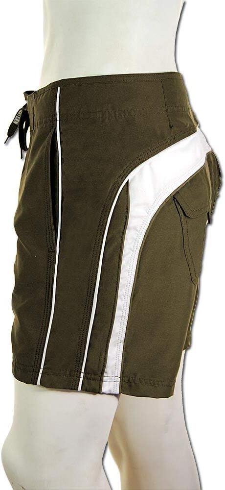 SEESTERN Herren Boardshorts kurzeVersion m.Taschen Surfshorts Bade Shorts XS-3XL /1644 XS Grün, XS G