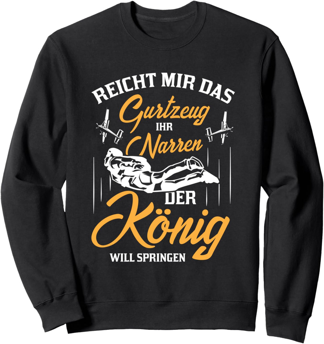 Fallschirmspringen Fallschirmspringer Skydiver Skydiving Sweatshirt