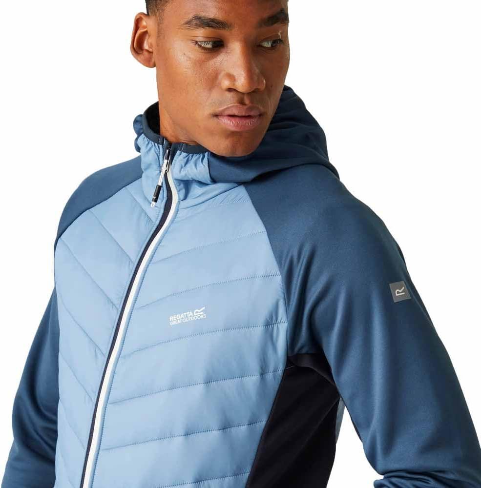 Regatta Herren Gepolsterter Mantel S Coronet Blue/Moonlight Denim, S Coronet Blue/Moonlight Denim