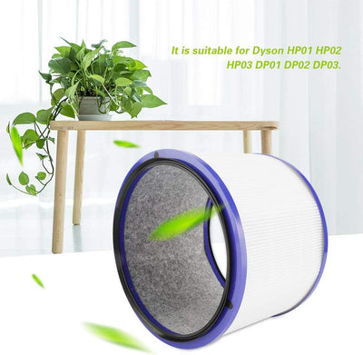 TOPINCN Luftreinigerfilter-Element für Dyson HP01 HP02 HP03 DP01 DP02 DP03 für kleine Partikel, Alle