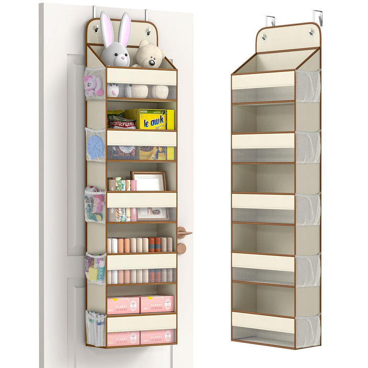 LAMU 5-Etagen Tür Organizer Hängend - Schwingungssicherer Schrank Organizer Hängend, Hintertür Aufbe