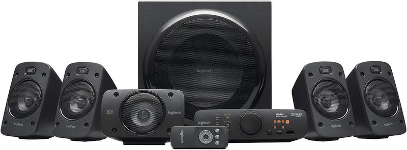 Logitech Z906 5.1 Sound System, Lautsprecher mit 1000 Watt Surround Sound, THX, Mehrere Audio-Eingän