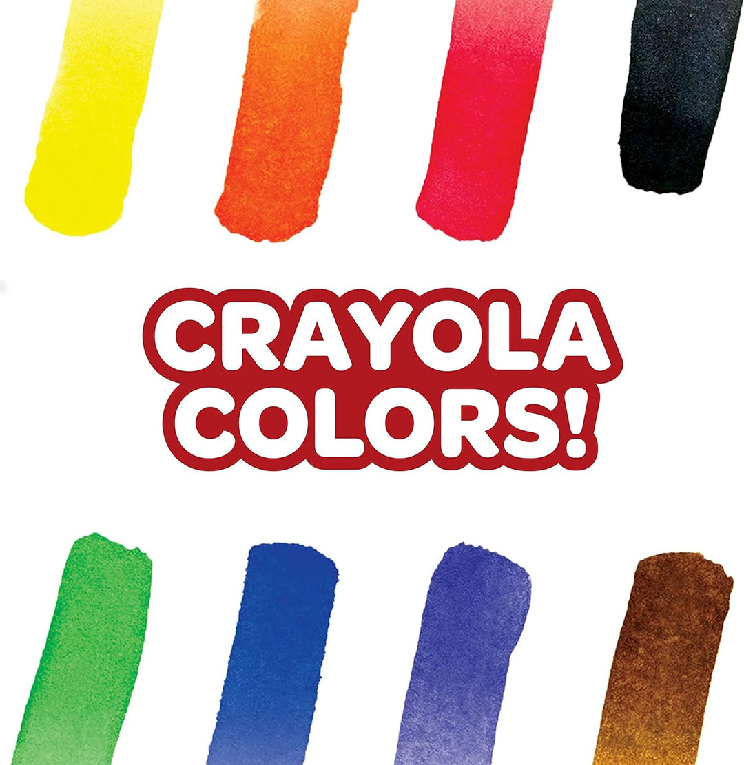 Crayola Washable Watercolors in 8 Vibrant Colors, 12 Paint Sets for Kids, Classroom Supplies