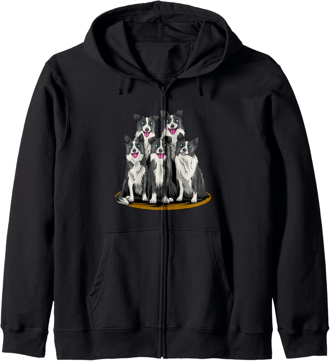 Border Collie Hundegruppe Kapuzenjacke