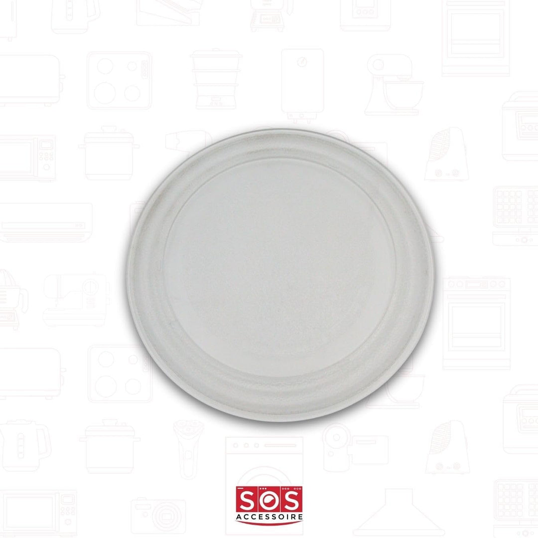 Mikrowellenplatte aus Glas, Durchmesser 245 mm (ohne Zentralbügel) für Mikrowelle 3390W1G005D LG Mik