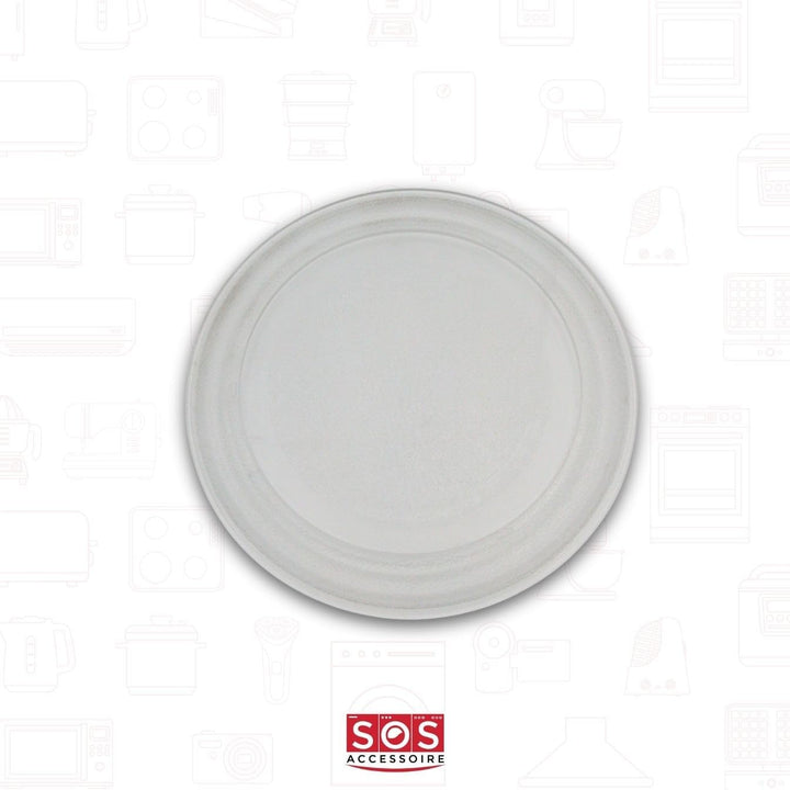Mikrowellenplatte aus Glas, Durchmesser 245 mm (ohne Zentralbügel) für Mikrowelle 3390W1G005D LG Mik