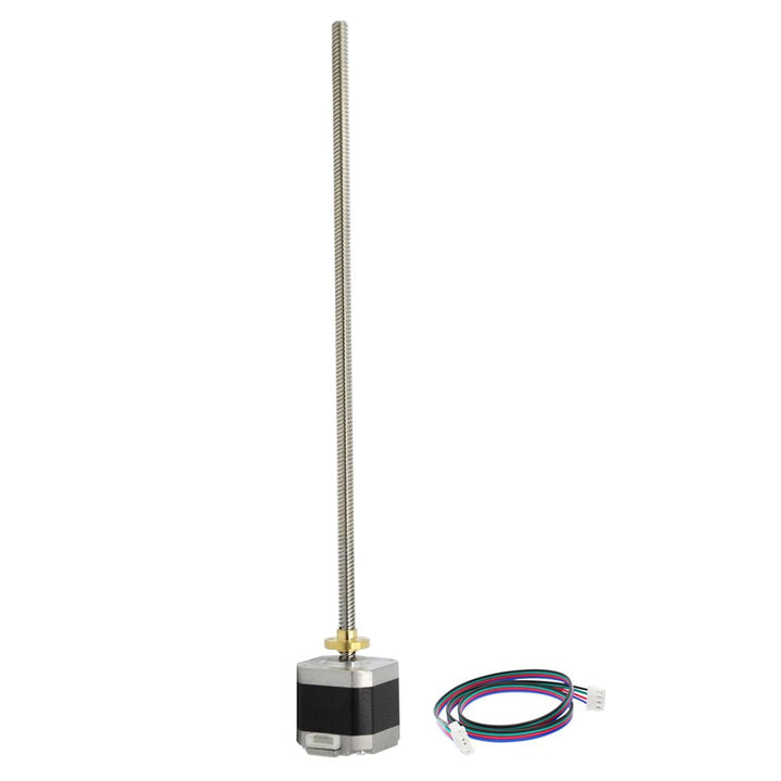 Iverntech NEMA 17 Schrittmotor mit integrierter 350 mm T8-Leitspindel für RepRap Prusa i3 3D-Drucker
