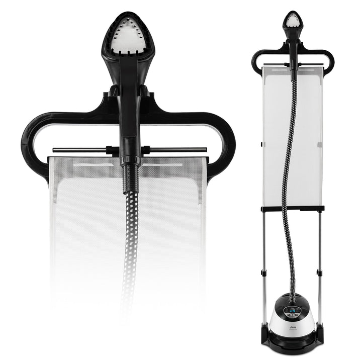 Ufesa Steamy Pad – Vertikales Dampfbügeleisen 1580W mit LCD-Bildschirm, 9 Dampfstufen, 1,35L Tank, 4