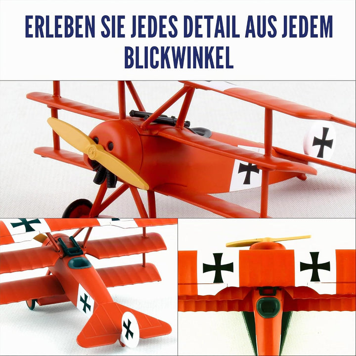 Daron Worldwide Trading Fokker DR.I 1:63 Red Baron Vehicle
