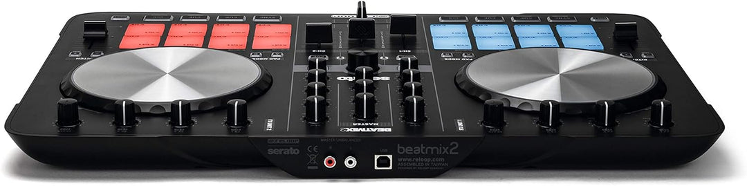 reloop Beatmix 2 MK2 – Treiber DJ (6,3 mm, 3,5 mm/6,35 mm, USB), schwarz
