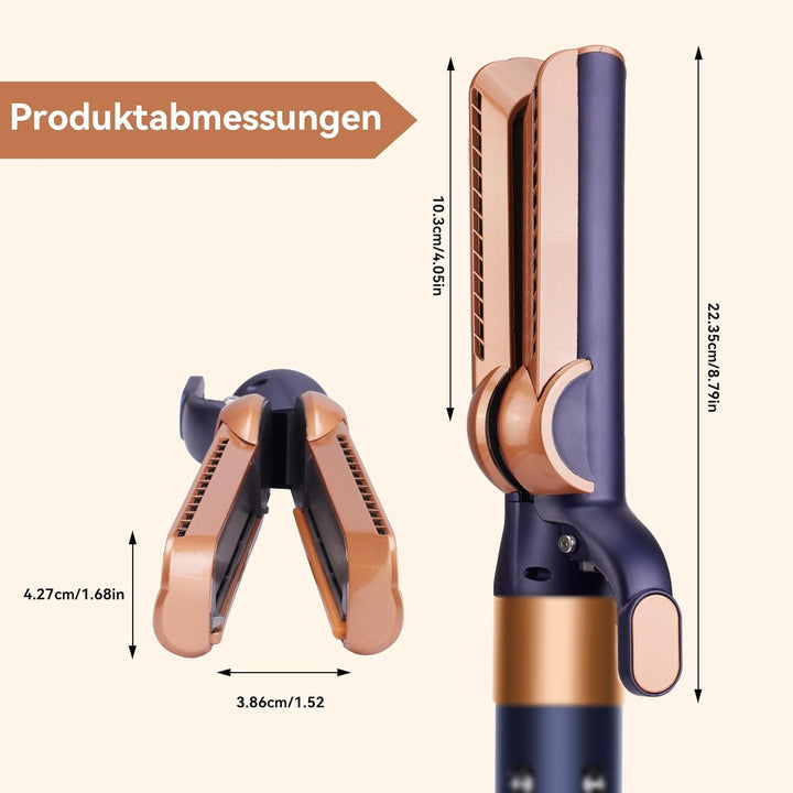 Haarglätter-Aufsatz für Dyson Airwrap, kompatibel mit HS01/HS05/HS08, Ohne heisse Platten: Styling m