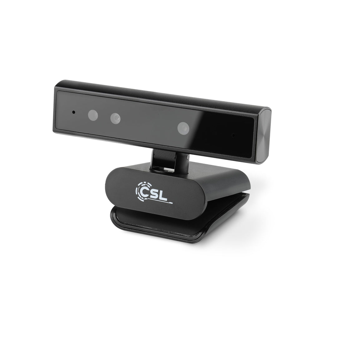 Windows Hello Kamera - CSL HelloView Slim RGB-Webcam, Infrarot-Tiefenkamera, 2560x1440@30Hz, integri