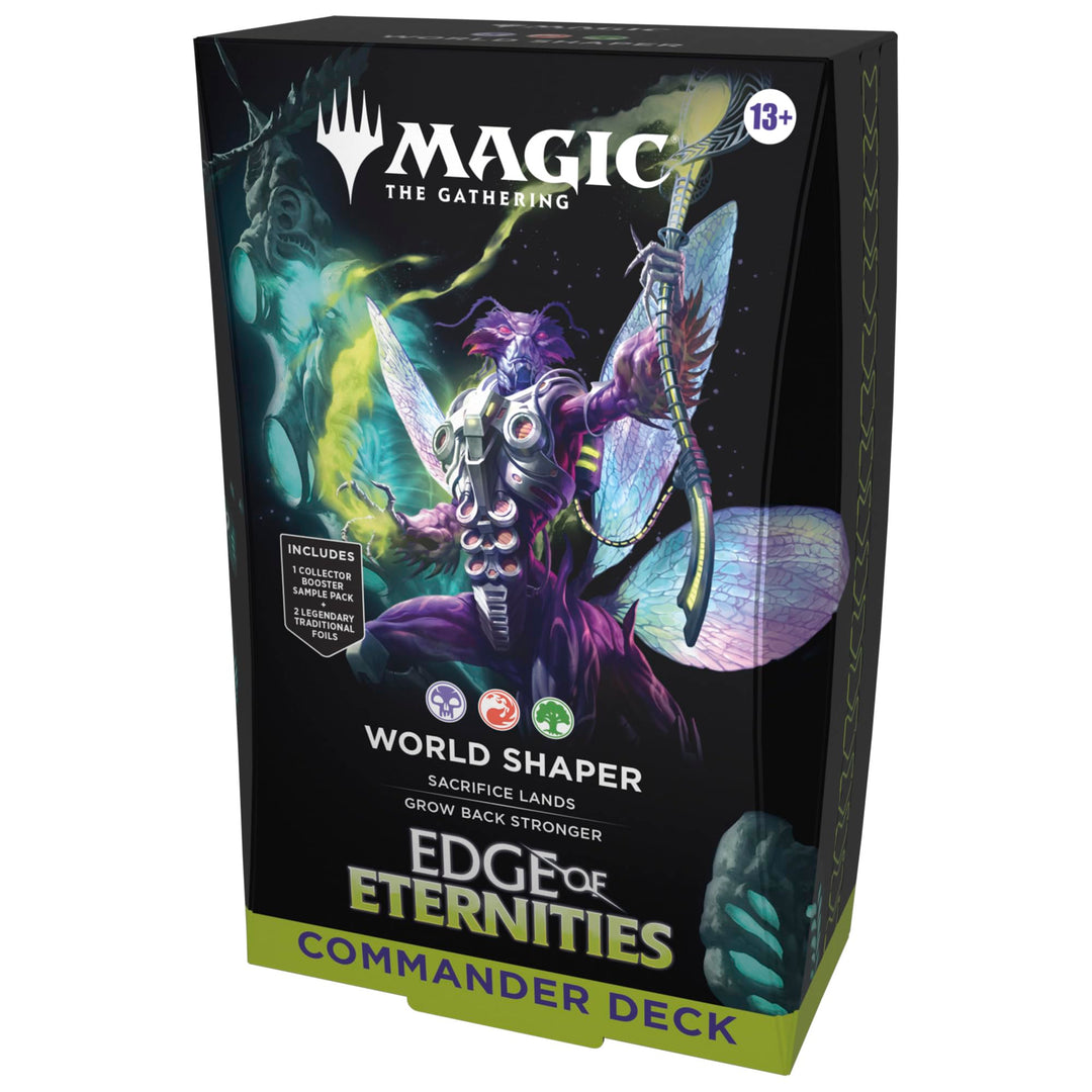 Magic: The Gathering Am Rande der Ewigkeiten Commander-Deck – Weltenformer (Deck mit 100 Karten, Sam