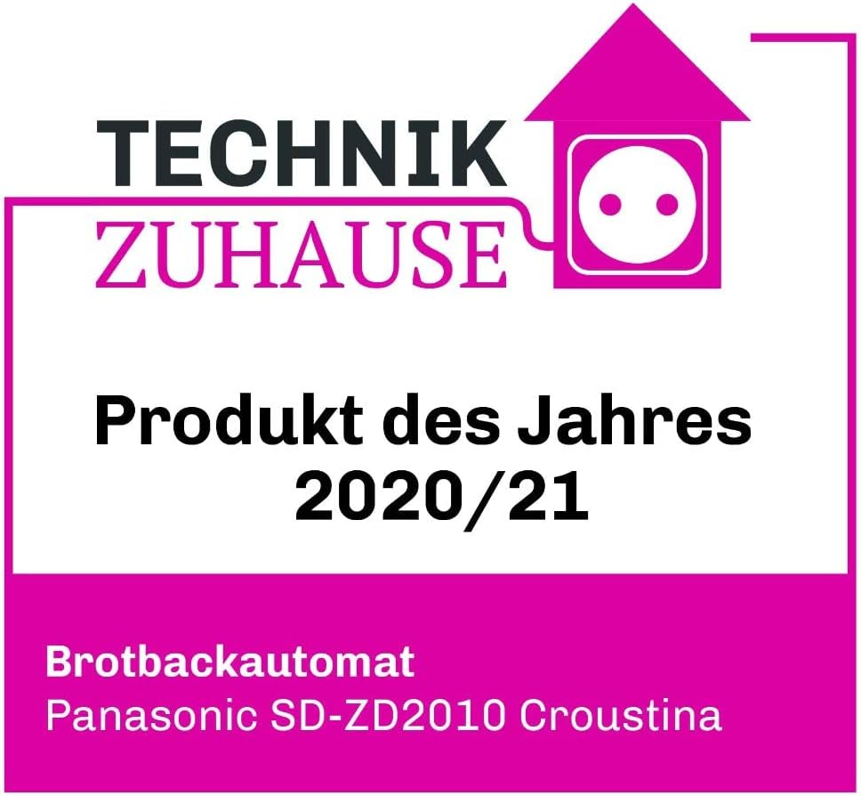 Panasonic Croustina Brotbackautomat SD-ZD2010 für Krustenbrot (18 Programme, Brotmaschine, glutenfre