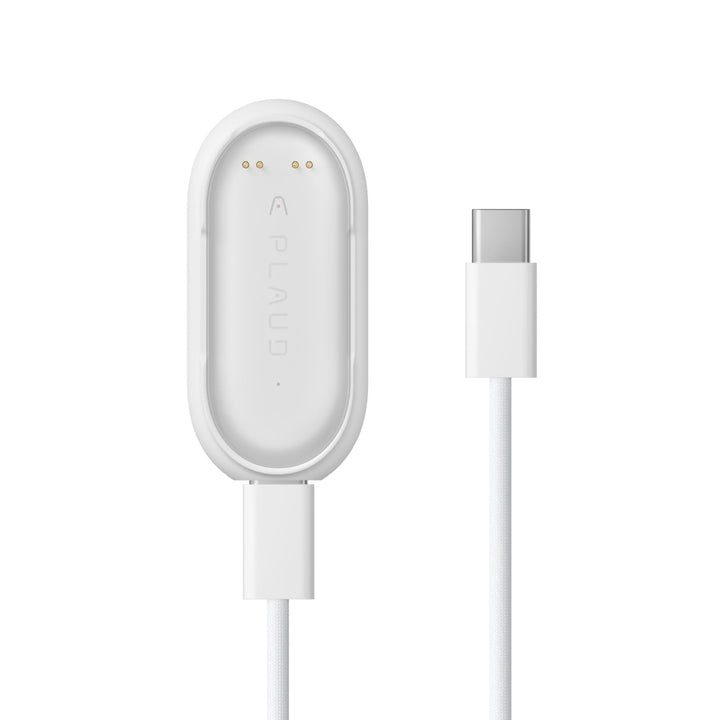 Plaud NotePin Ladestation, Magnetische Ladeschale mit Rutschfester Basis & USB-C-Textilkabel, Schnel