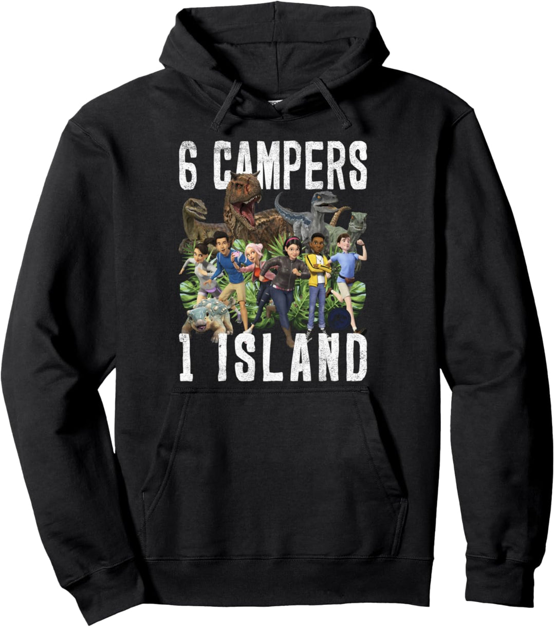 Jurassic World: Camp Cretaceous 6 Campers 1 Island Pullover Hoodie