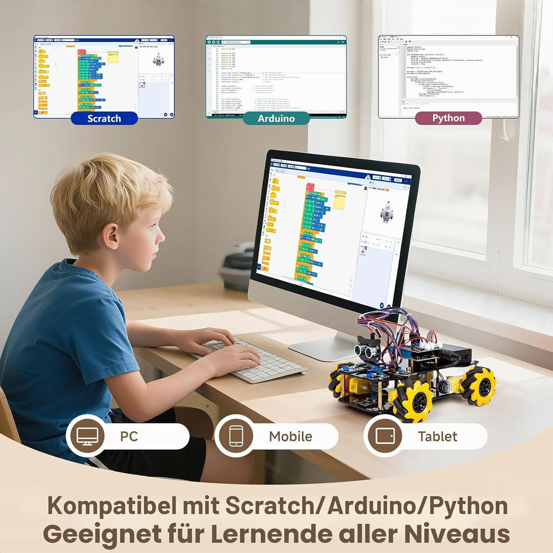 ACEBOTT Roboter Bausatz für Kinder, Roboter Kinder von 8-12 Jahren, Roboter Spielzeug für Jungen mit