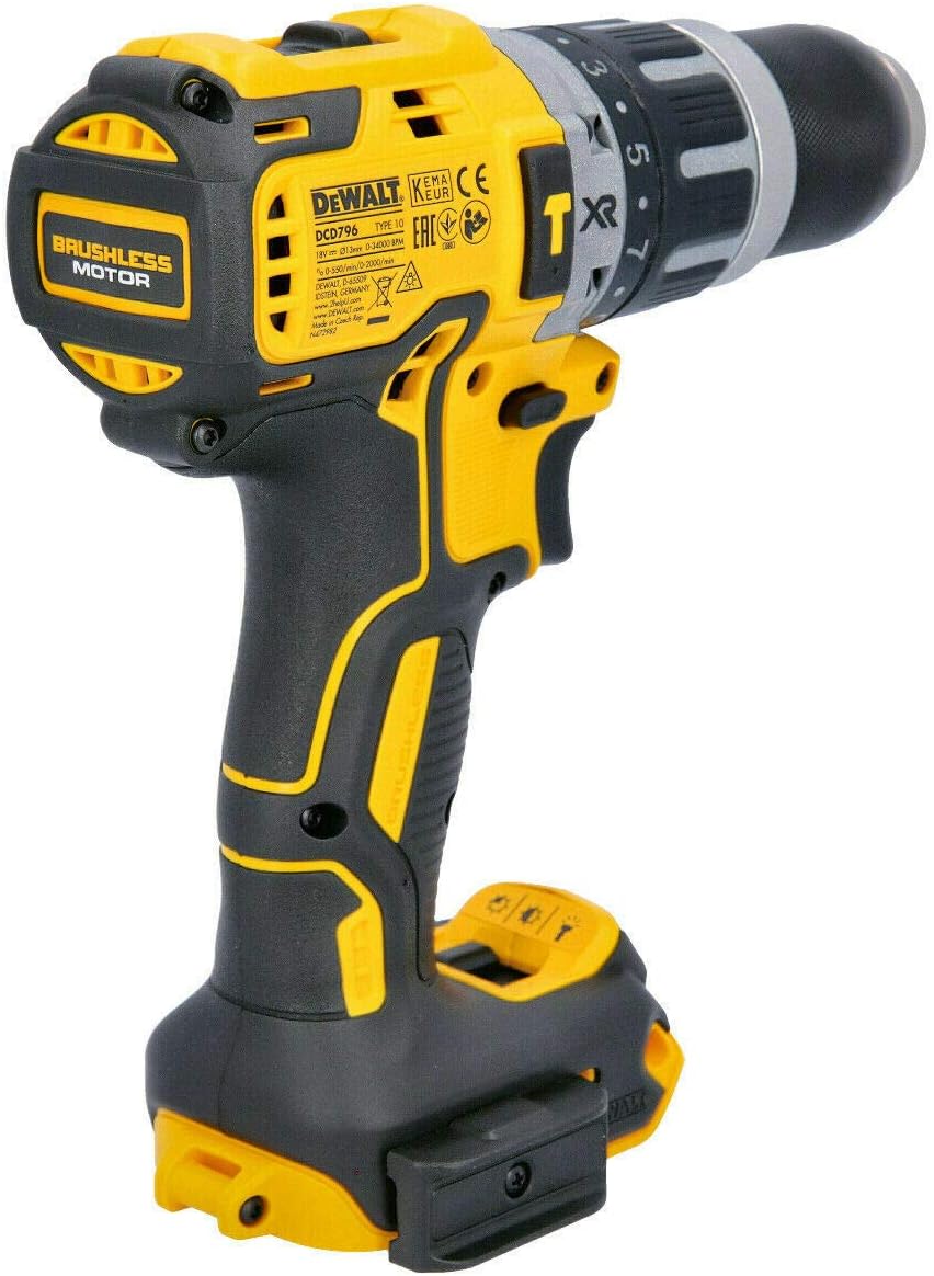 DEWALT Akku-Schlagbohrschrauber/ Schlagbohrer (460 W, 18 V, LED-Arbeitsleuchte, bürstenlose Motor-Te