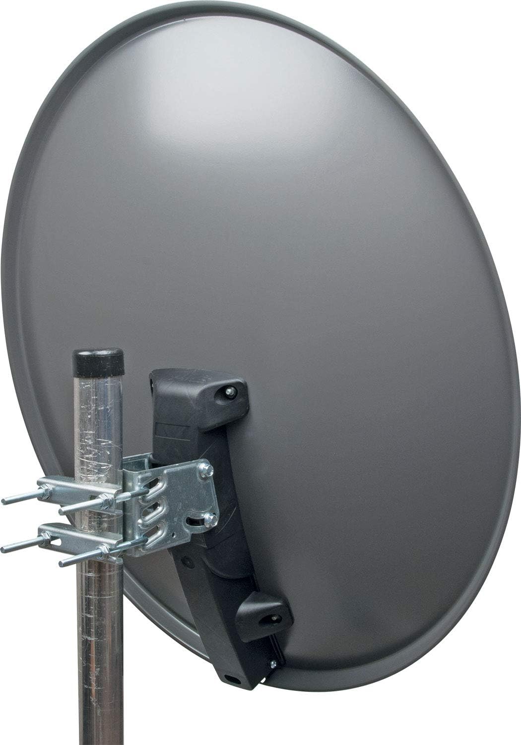 Schwaiger SPI996.1 Stahl SAT-Spiegel, (Durchmesser 85 cm) Anthrazit, Anthrazit