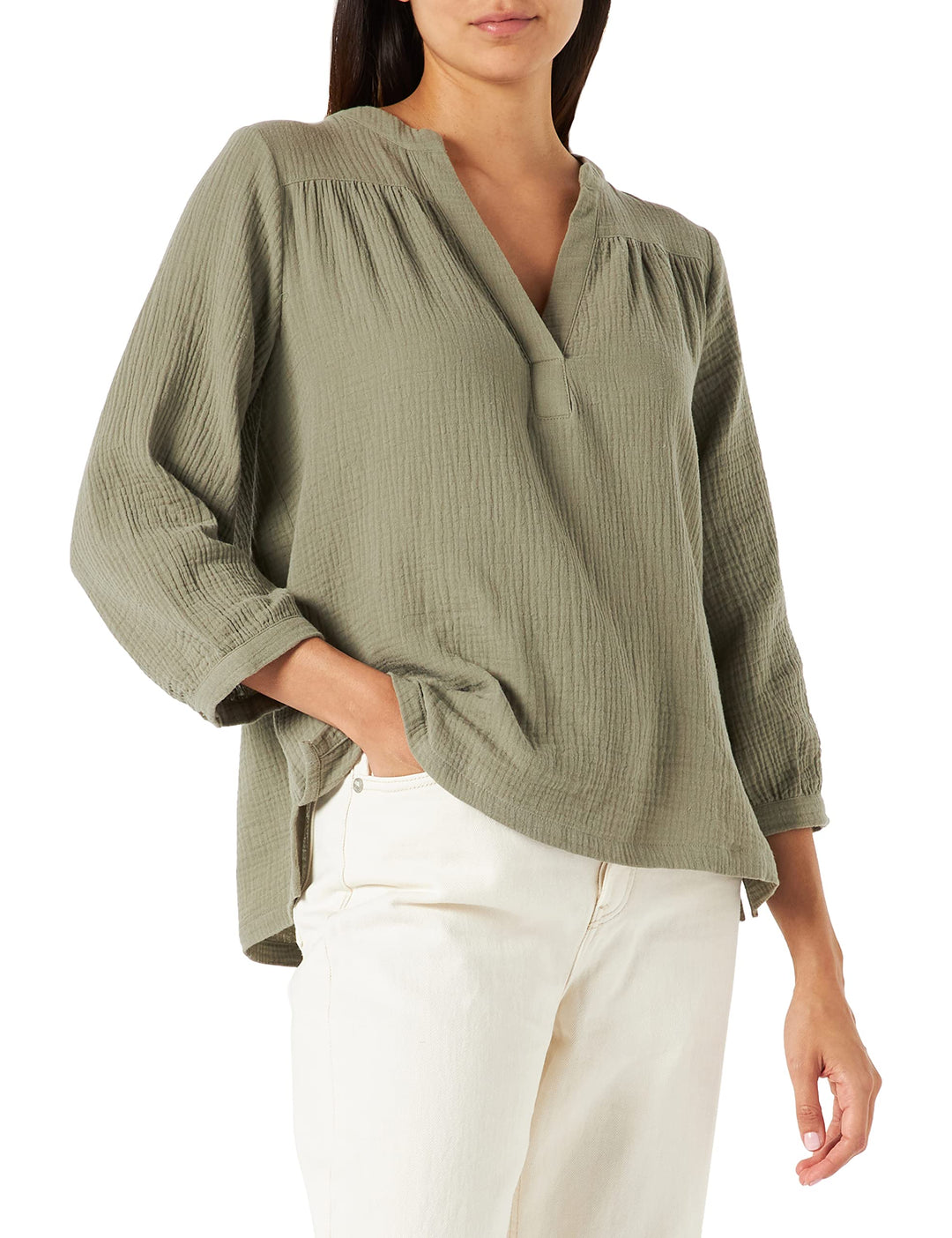PART TWO Damen Paripw Bl Relaxed Fit Blouse 38 Vetiver, 38 Vetiver