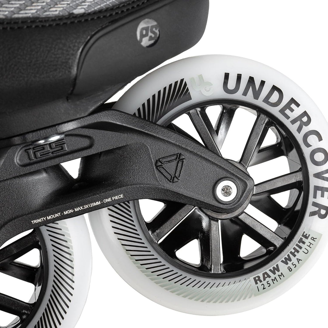 Powerslide Inline Skate Swell Nite 125-3D Adapt, für Fitness und Marathon, für Damen und Herren 39,
