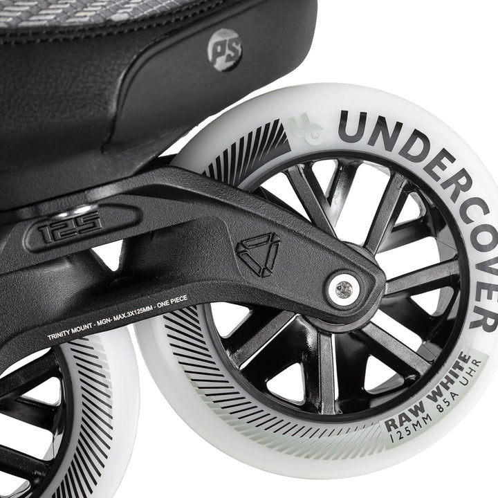 Powerslide Inline Skate Swell Nite 125-3D Adapt, für Fitness und Marathon, für Damen und Herren 39,