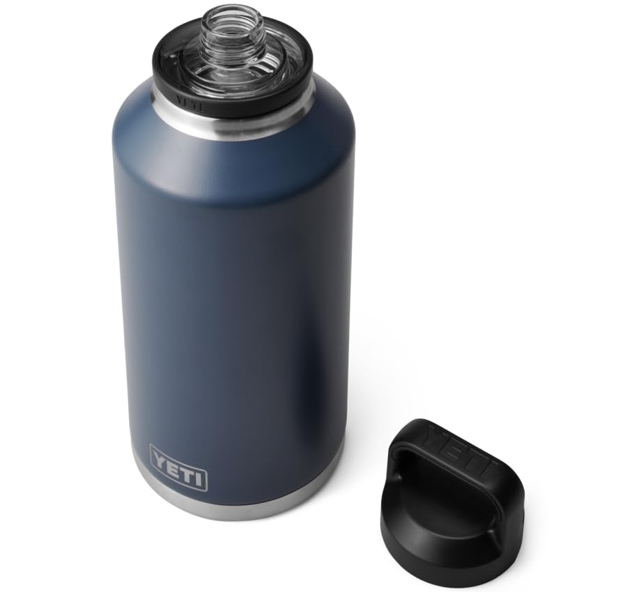 YETI Rambler Flasche Mit Chug-Verschluss, Navy, 64 oz (1,9 L), Navy