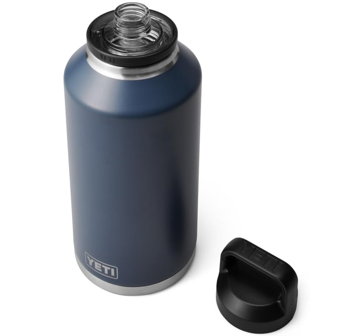YETI Rambler Flasche Mit Chug-Verschluss, Navy, 64 oz (1,9 L), Navy